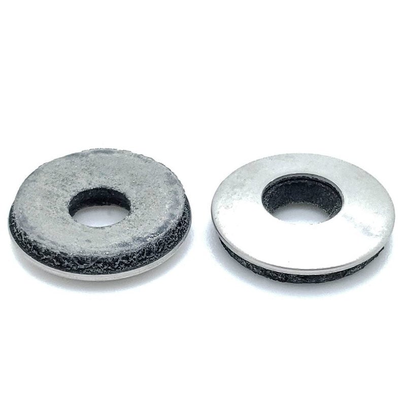 BCP Fasteners 100 Qty 1/4" Stainless Steel EPDM Bonded Sealing Neoprene Rubber Washers #14 (BCP640) - Image 2